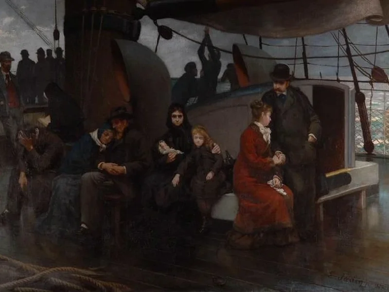 1843-Charles Emmanuel Jadin - Gli emigranti